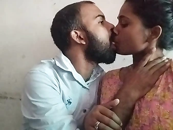 Desi Duo Fuck-fest Scandal, Inhaling Indian GF Meaty Boobs