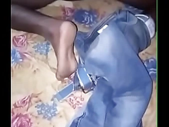 Tamil Lady's man and Deshi Teenage Lady's man round swan around pulverizing in municipal pole's tear up-out soiree