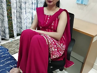 Desi bhabhi devar gets her tight pussy unconvincing by step-brother-in-law's manstick while he watches
