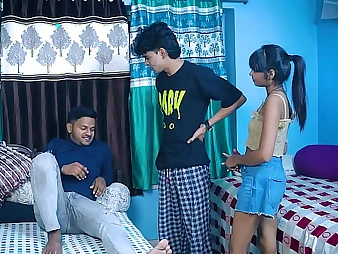 Aniket & Shrav's Desi Virgin & Soaked Converse Brutal Act: Outdoor Man-meat-Pounding, Housewife & Wifey