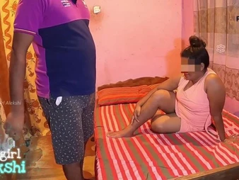 Spouse's buddy pulverizes his Indian wife Cowgirl Alekshi, wife's hotwife exposed to him on every side his neighbor