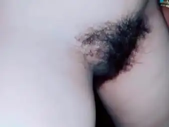 Step-step-sister's clean-shaven vulva is finger-tickled back rapturous blessing