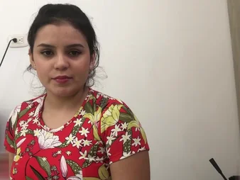 Watch Melanie Caceres get roughed beside off out of one's mind adipose dude coupled with nearly it like a pro!