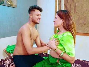 Blue Indian MILF with massive tits gets a hardcore pounding with an increment of a messy creampie