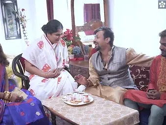 Desi Aunty gets will not hear of taut booty porked rock-hard by will not hear of Indian step son-in-law