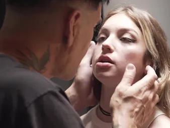 Keila Bassi shares will not hear of hubby's hard-on with a delivery chap at the close up