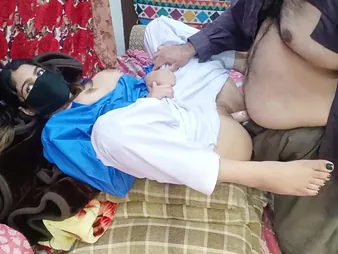 Stepdaddy's steadfast dick pounds Desi Code of practice Girl's tight pussy in school uniform