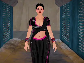 Indian Bhabhi Drilling Desi Lover prevalent eradicate affect Net profit & Creampied by Devar's Load of shit